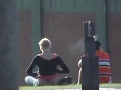 Marija porno foto atbalsta grupa parāda viegls striptīzu pirms spēles