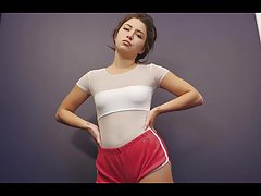 Porno dominants sieviešu skaista sieva ar vīru pozīcijas pusdienas pārtraukums